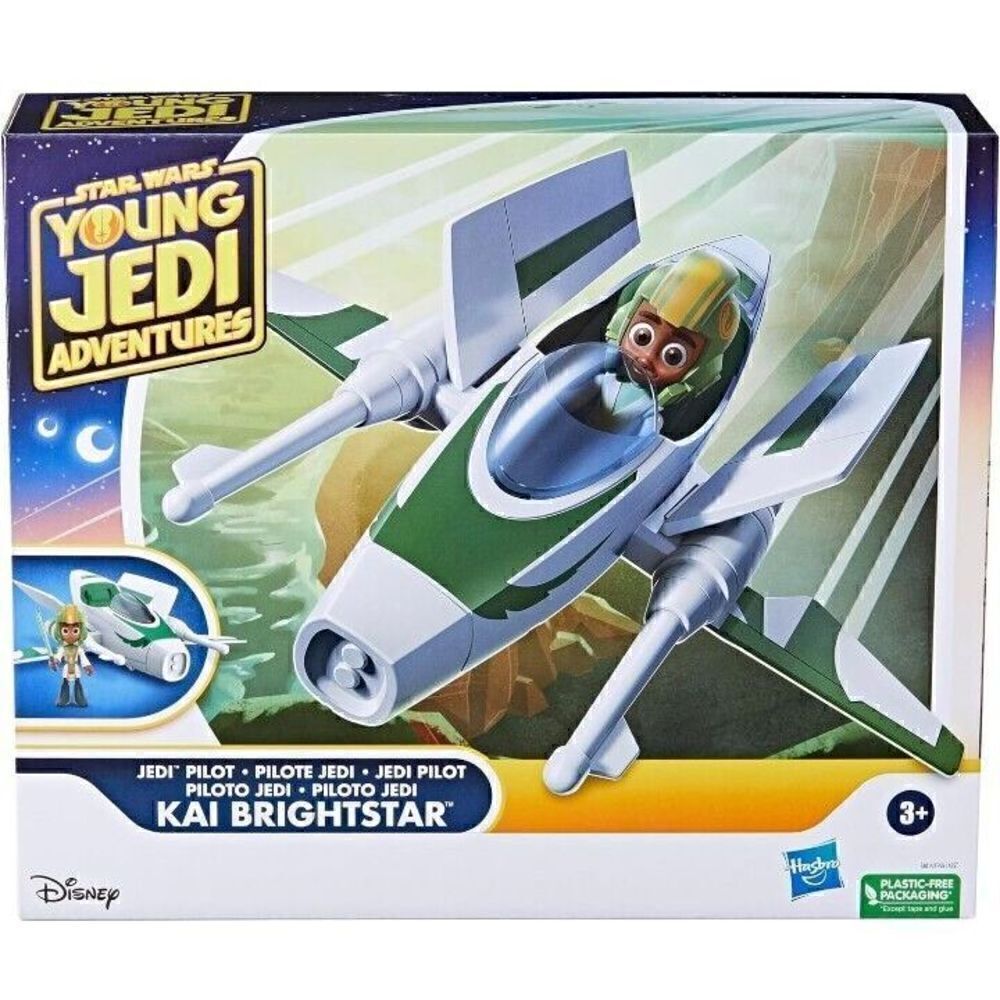 Disney Star Wars Young Jedi Adventures Kai Brightstar Vehicle Sealed Box ~NEW - Picture 4 of 6